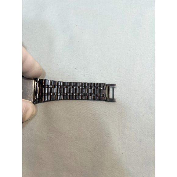 Vintage Seiko 7N39 5A29 Men's Slim Tank Watch Two Tone Black and Gold. Runs Well - Picture 8 of 10